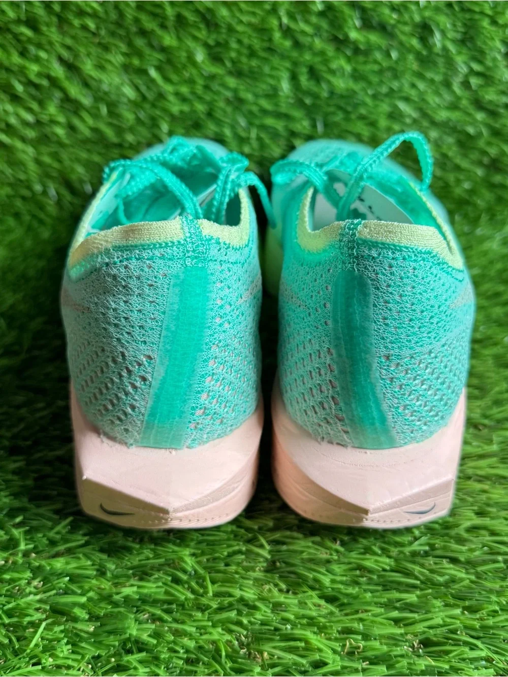 Nike Zoomx Vaporfly Next% 3 Flyknit Mint Foam-Sail Womens Sz 9 HQ3505-379 New